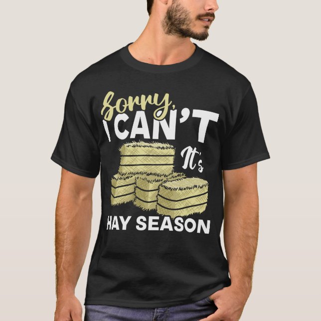 Hay Season Agriculture Hay Farmer T-Shirt (Front)