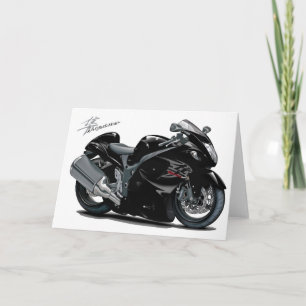 Hayabusa Black Bike Card