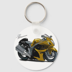 Hayabusa Gold Bike Key Ring