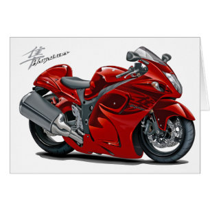 Hayabusa Red Bike