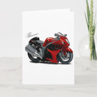 Hayabusa Red-Black Bike