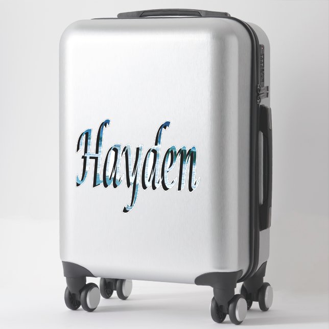 Hayden Name Logo (Suitcase)