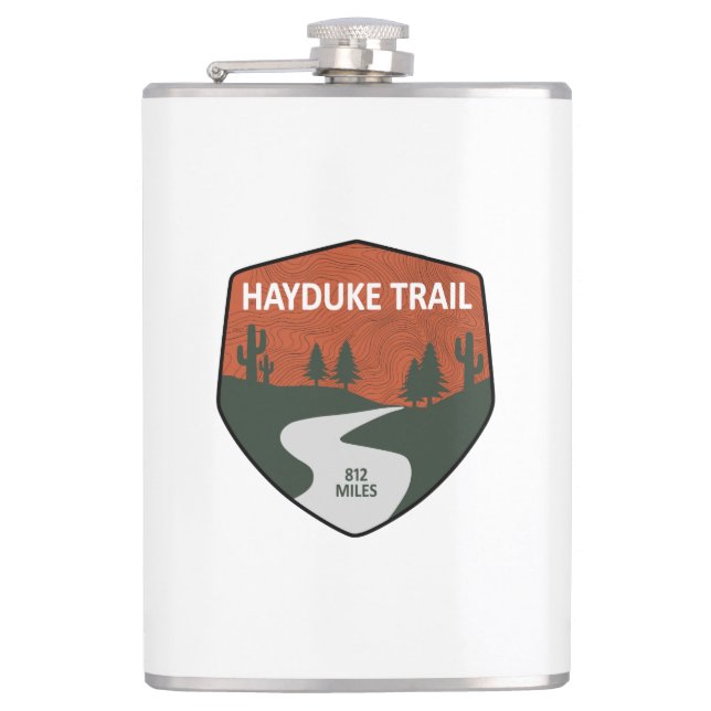 Hayduke Trail Hip Flask (Front)