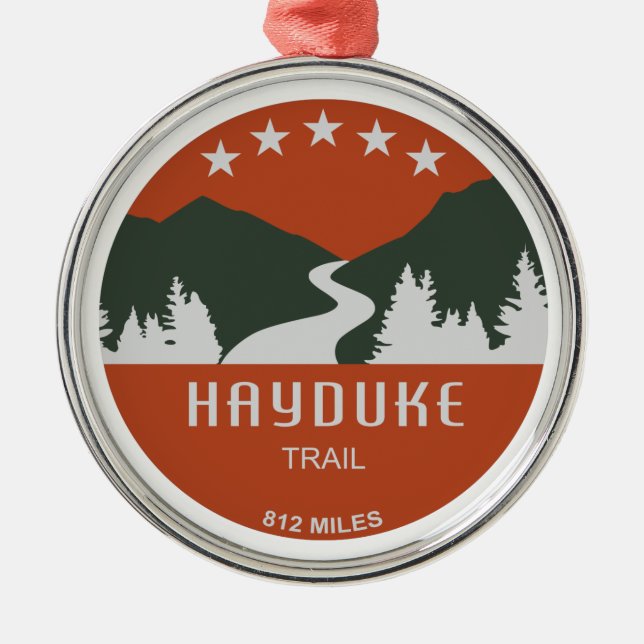 Hayduke Trail Metal Tree Decoration (Front)