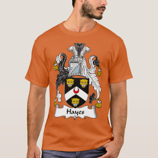 Hayes Coat of Arms Family Crest  T-Shirt