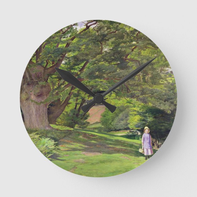 Hayes Common, 1852-53 (oil on canvas) Round Clock (Front)