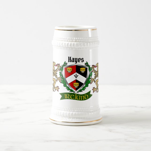 Hayes Irish Shield Beer Stein (Center)