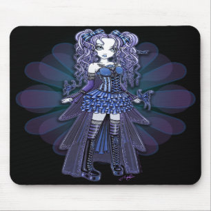 "Haylee" Purple Tattoo Butterfly Fairy Mousepad