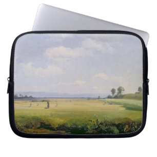 Haymaking, 1838 (oil on canvas) laptop sleeve