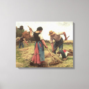 Haymaking, 1880 canvas print