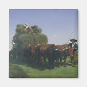 Haymaking, Auvergne Magnet