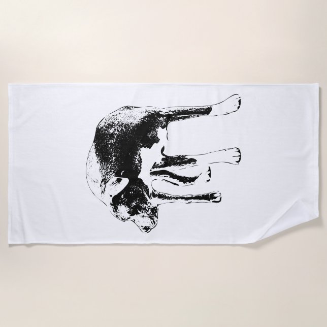 Hayride Afterglow Watch Beach Towel (Front)