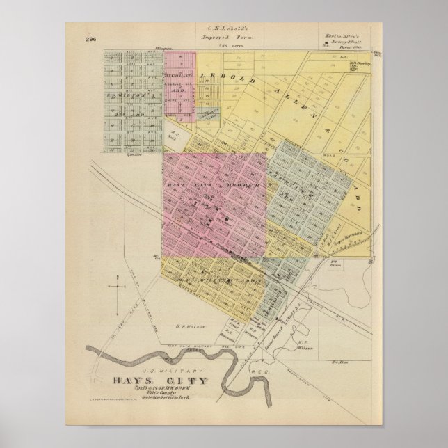 Hays City, Kansas Poster (Front)