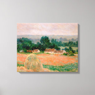 Haystack at Giverny - Claude Monet - 1886 Canvas Print