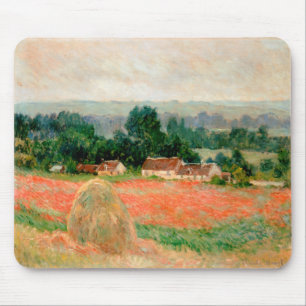 Haystack at Giverny, Claude Monet Mouse Pad