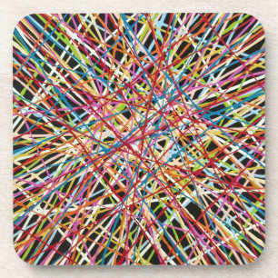 Haystack in Red Set of 6 Coasters