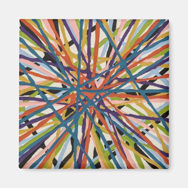 Haystack in White Magnet (Front)