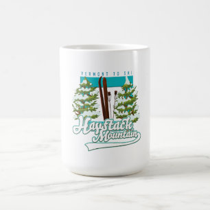 Haystack Mountain Vermont USA Ski logo Coffee Mug