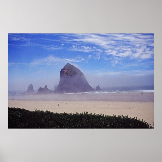 Haystack Rock at Canon Beach 2 Poster (Front)