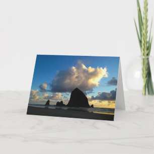Haystack Rock Greeting Card