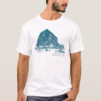 Haystack Rock Illustration