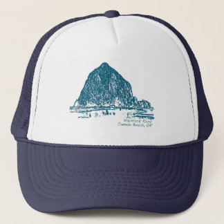 Haystack Rock Illustration Trucker Hat