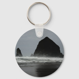 Haystack Rock Key Ring