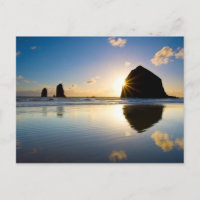 Haystack Rock Sunset - Cannon Beach, Oregon