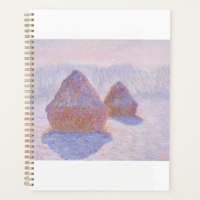 Haystacks by Claude Monet Planner (Front)
