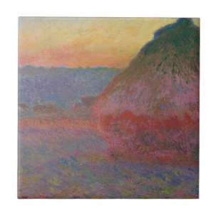 Haystacks (by Claude Monet) Tile