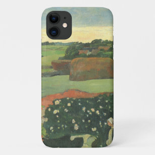 Haystacks in Brittany by Paul Gauguin, Vintage Art Case-Mate iPhone Case