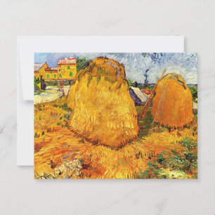 Haystacks in Provence by Vincent van Gogh