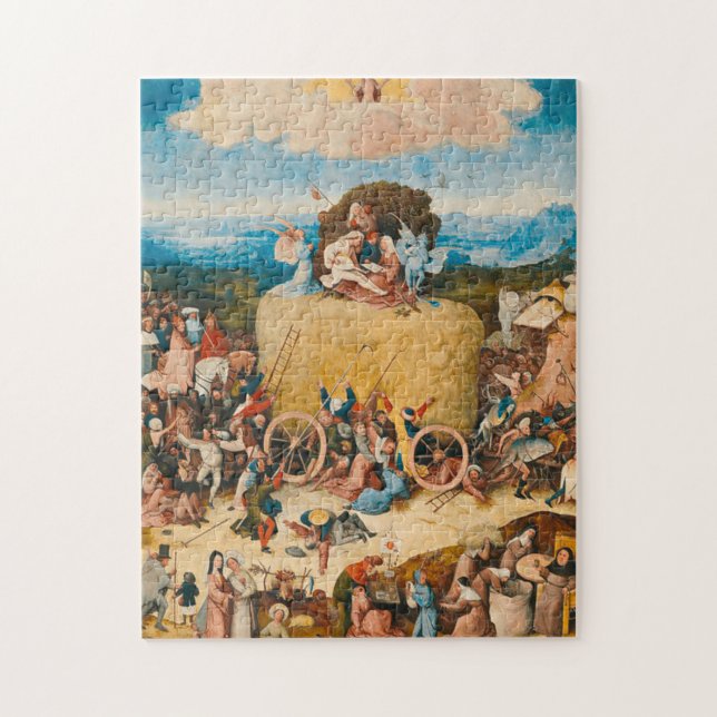 Haywain Triptych - Hieronymus Bosch Jigsaw Puzzle (Vertical)