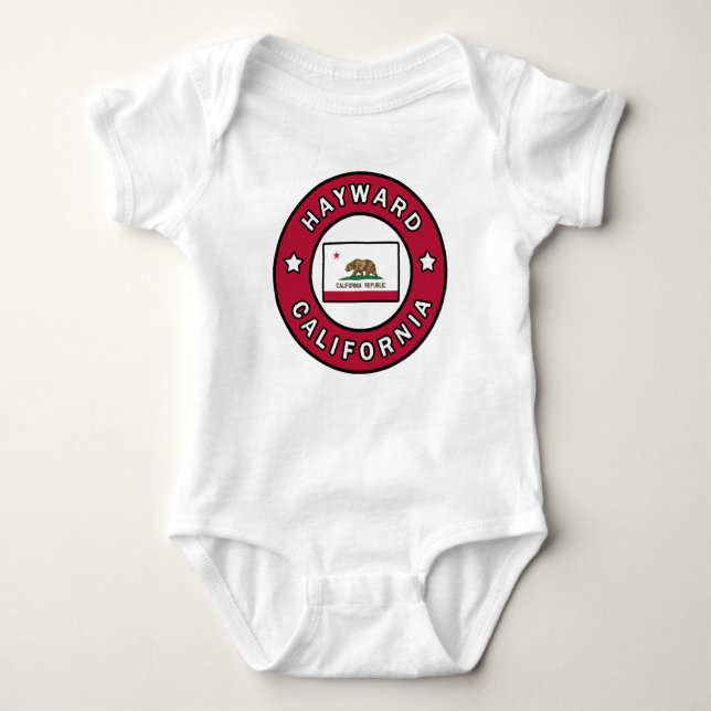 Hayward California Baby Bodysuit (Front)