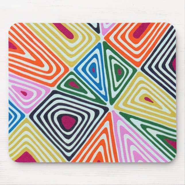 Haywire in Cranberry Mousepad (Front)