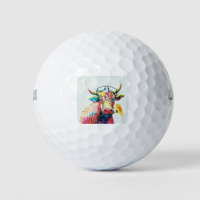 HAZ27 Cow.tif Golf Balls (Front)