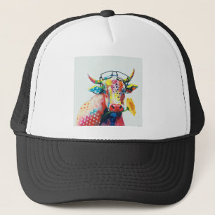HAZ27 Cow.tif Trucker Hat
