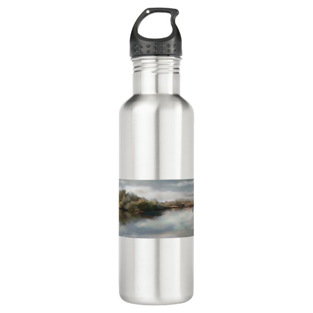 HAZ93 River Fields.tif 710 Ml Water Bottle (Front)