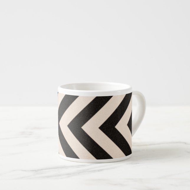 Hazard Stripes Espresso Cup (Front Right)
