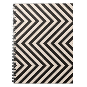 Hazard Stripes Spiral Notebook