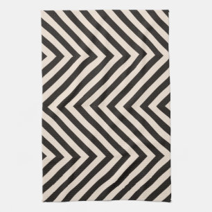 Hazard Stripes Tea Towel