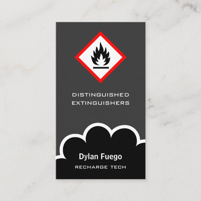 Hazardous Materials Safety Professional Business Card (Front)