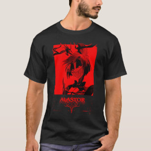 Hazbin Hotel Alastor Radio Demon All Red Dark Art T-Shirt
