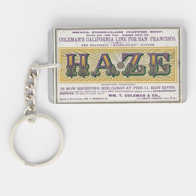 Haze Clipper sailing ship 1900 Key Ring (Creator Uploaded)