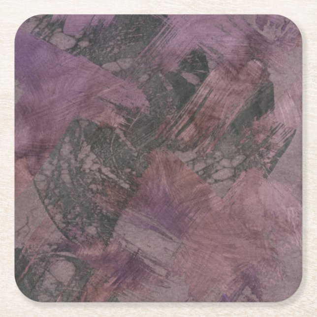 Haze II Square Paper Coaster (Front)