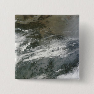 Haze over China 15 Cm Square Badge