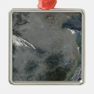 Haze over eastern China Metal Tree Decoration