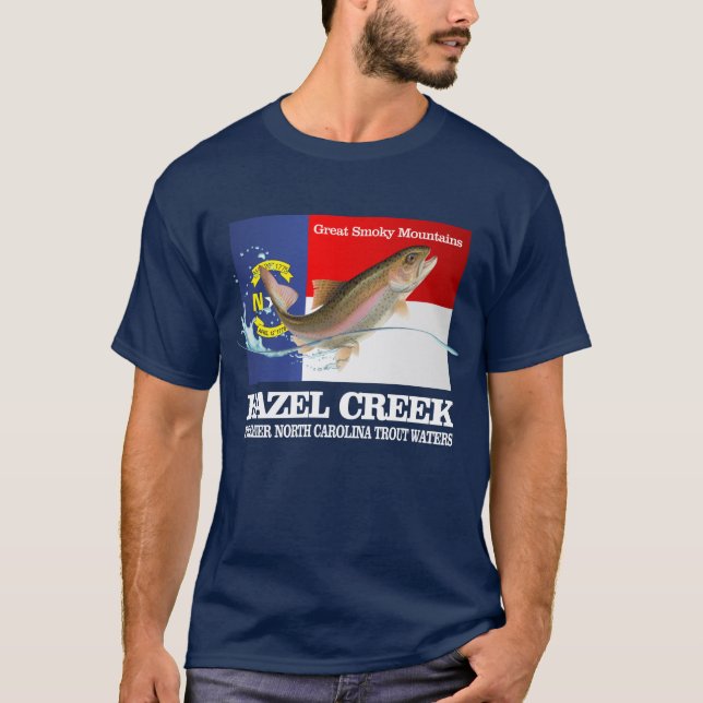 Hazel Creek (Premier Trout Waters) T-Shirt (Front)