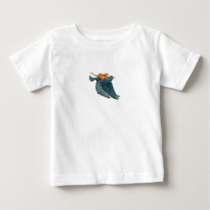 Hazel dormouse & Starling flying  Baby T-Shirt