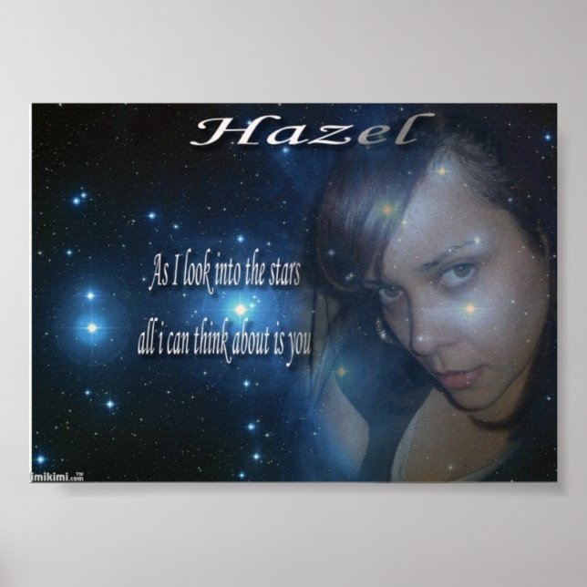 hazel love poster (Front)